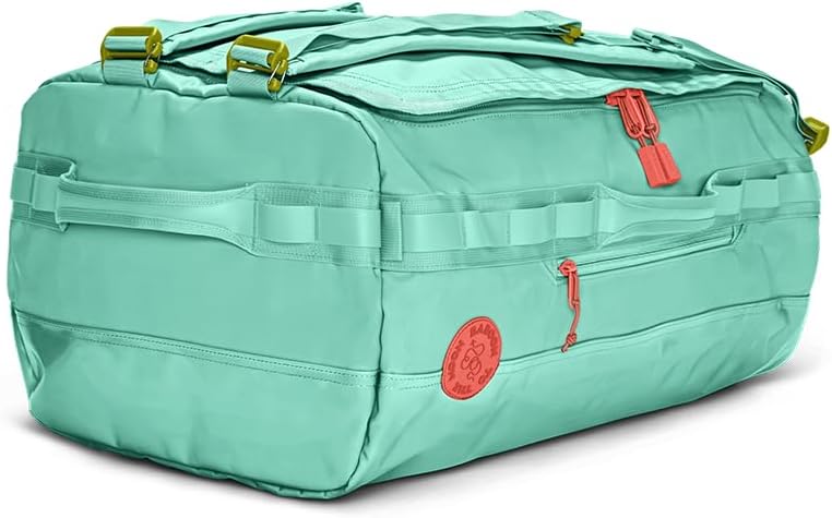 Baboon to the Moon Go-Bag Big Duffle Bag - Detachable Straps, Stylish, Compact, Large Travel Bag Lightweight, Durable, Water-Resistant for Men and Women (Aqua Drift)