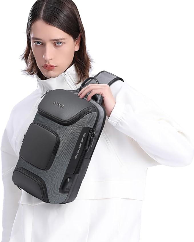 BANGE Sling Bag, Waterproof Shoulder Bag for Men, Casual Sports Sling Bag, Every Day Bag for Men…