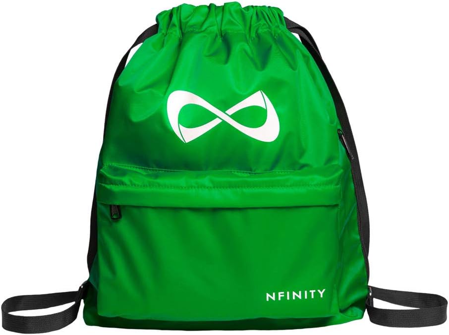 Nfinity Drawstring Backpack Durable Gym Backpack – Large Capacity, Waterproof Backpack, Multi-Compartment Cinch Bag
