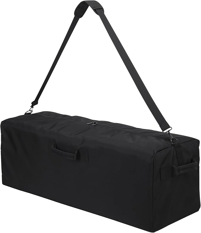 YoKelly 100L Large Duffle Bag - 36 inch Heavy Duty Luggage Bag for Travel/Camping - Black