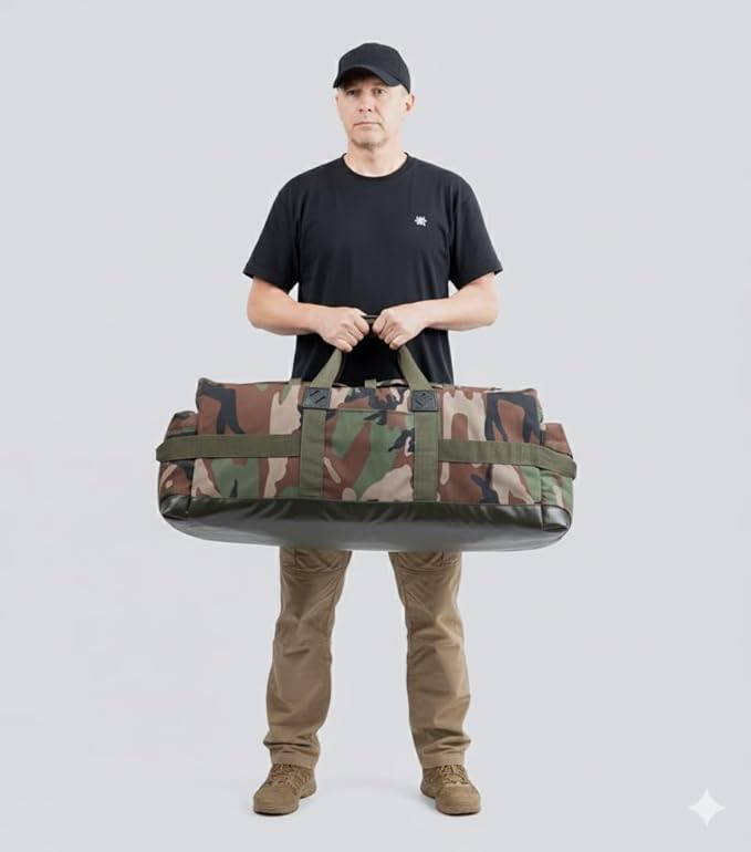 Backferry Large Military Duffle Bag Backpack Tactical Field Gear Equipment Duffel Bag Army Deployment Bag 85L