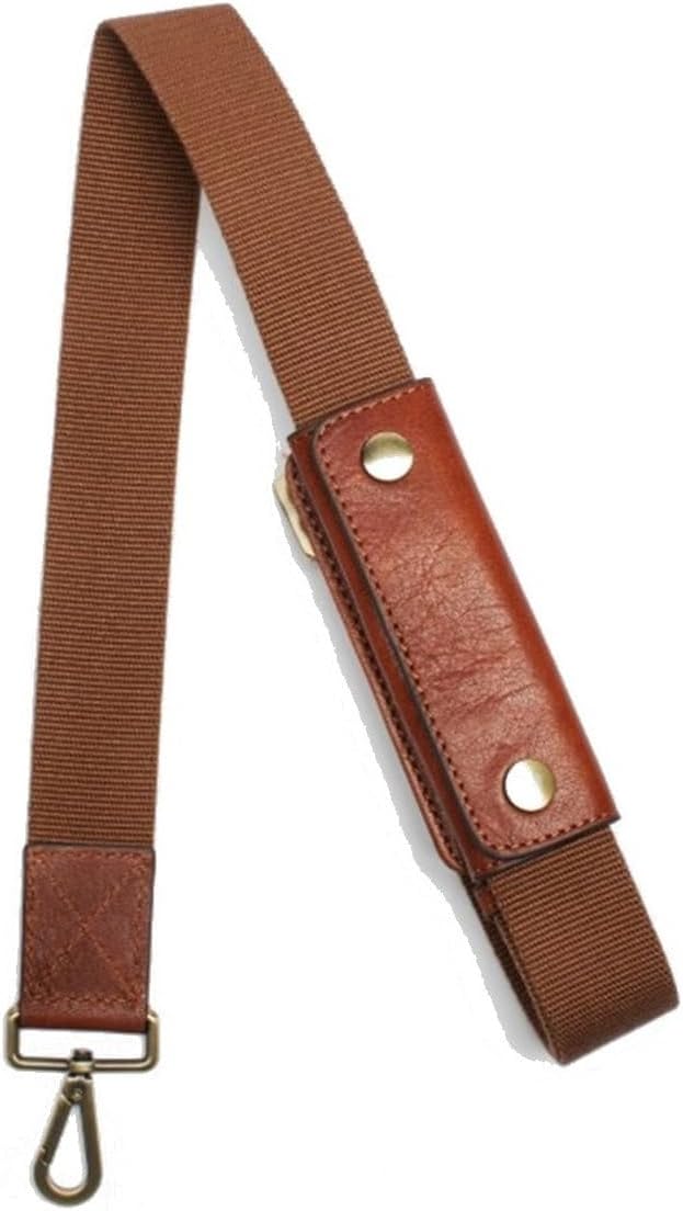 Hildebrand Leather Weekend Tennis Duffel Bag (Cognac)