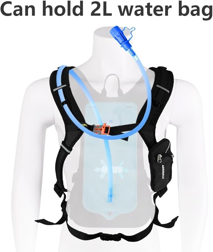 ANMEILU Outdoor Cycling Backpack, 18L, Black