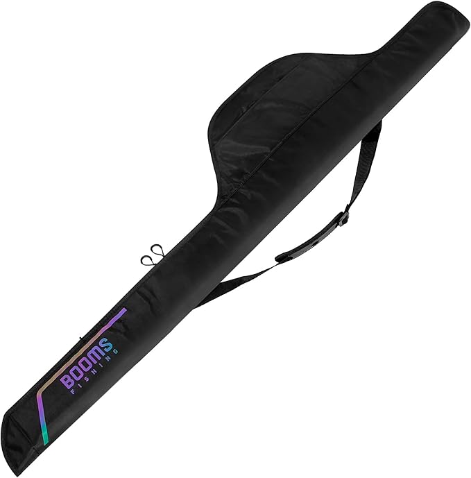 Booms Fishing PB4 5.4ft~6ft Fishing Rod and Reel Case, Portable Folded Fishing Pole Case, 0.6ft Extended Design Fishing Spinning Rod Bag, Fit for 2~3 Fishing Poles with Reels, 64"~72"