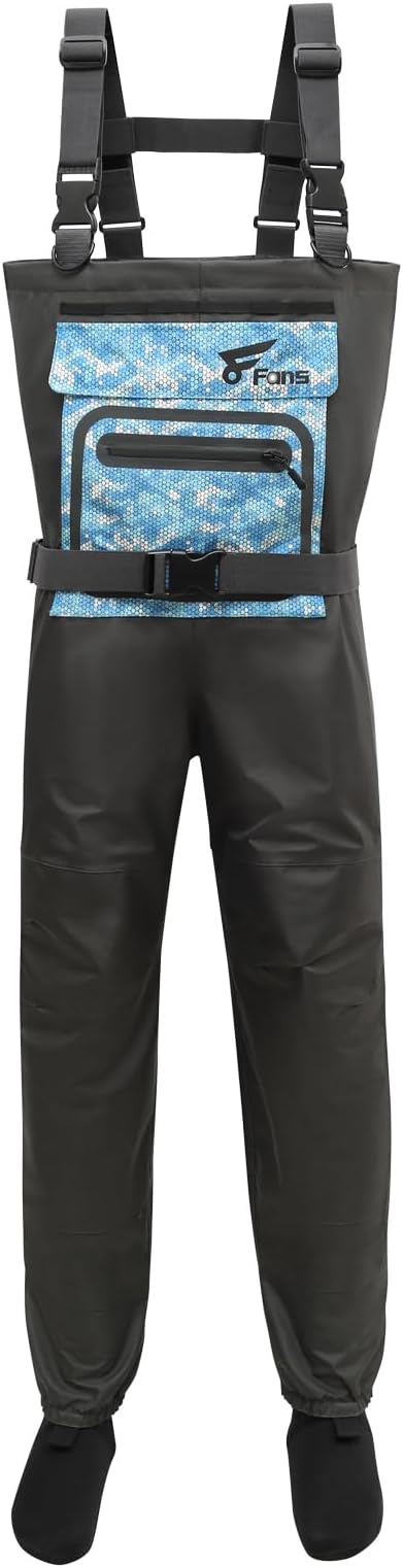 8 Fans Fishing Waders for Men and Women, Chest Waders- Waterproof Bootfoot, Neoprene Waders for Hunting & Fishing