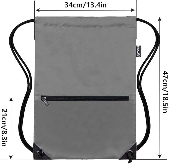 HOLYLUCK Drawstring Backpack Bag Sport Gym Sackpack