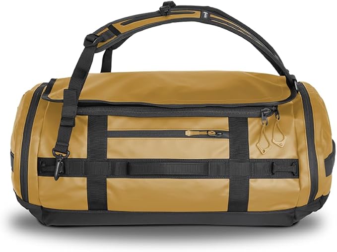 WANDRD Carryall 40L Dallol Yellow - Perfect Travel Essentials Duffel Bag: Versatile for Traveling, Ideal Vacation & Everyday Use