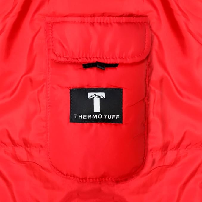 Thermotuff Wearable Sleeping Bag with Dual Hoodie, Long Sleeves, Pockets & Adjustable Drawstring - Ideal for Camping, Cold Weather Hiking, and Stadium Sak Blanket