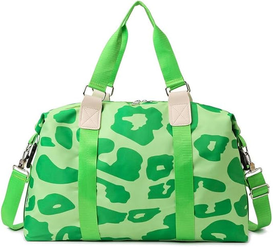 Weekender Duffel Sport Gym Bag Overnight Travel duffle Bags with Wet Pocket TB2301A Green