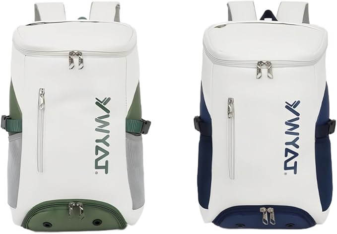 Badminton Tennis Backpack with Shoe Compartment,Racket Holder, Large Capacity Sports Bag for Tennis, Badminton, Pickleball, Squash