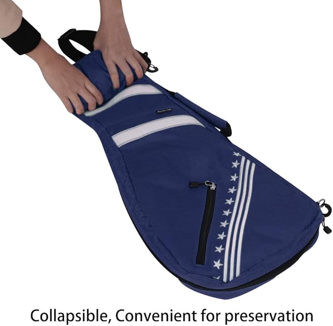 Big Teeth Golf Sunday Bag, Small Golf Bag Lightweight, Par 3 Golf Bag for A Few Clubs Driving Range, Practice with Carry Shoulder Strap Foldable Multi-Colour