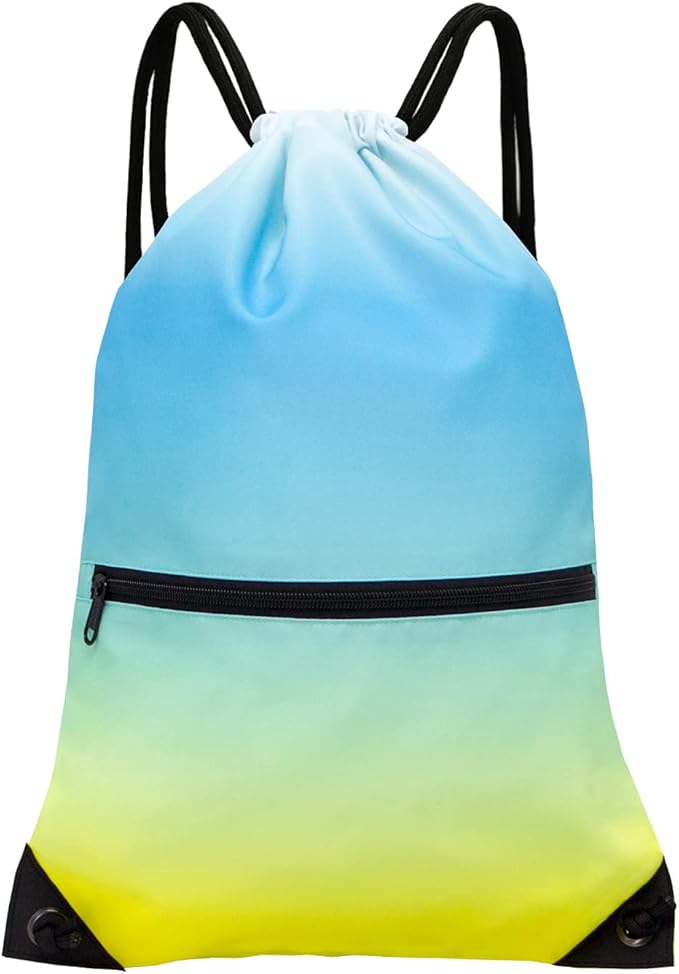 HOLYLUCK Drawstring Backpack Bag Sport Gym Sackpack