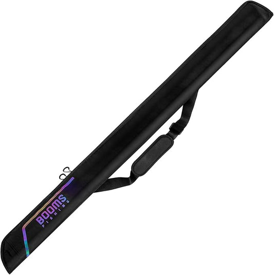 Booms Fishing PB3 6.3ft~7ft Expandable Fishing Rod Carry Case (Rod-Only, No Reel Space) – Portable Foldable Rod Bag with Padded Protection & Two-Way Zippers, Store Up to 2~3 Fishing Poles