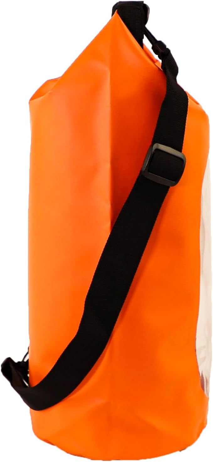 YakAttack 10L Roll-Top Waterproof Dry Bag with Air Valve | Durable & Water Resistant | Compact Storage | Remove Trapped Air | Additional Buoyancy | Dry Bag for Kayaking, Hiking, Boating & Camping