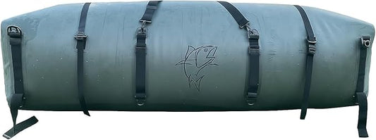 Extra Large Waterproof Duffel Bag - Heavy Duty Fishing Gear Bag - Outdoor Travel, Camping, Kayaking, Gym Bag with Reinforced Straps & Anti-Slip Base (60" L x20 H x25 W)