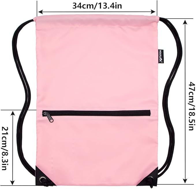 HOLYLUCK Drawstring Backpack Bag Sport Gym Sackpack