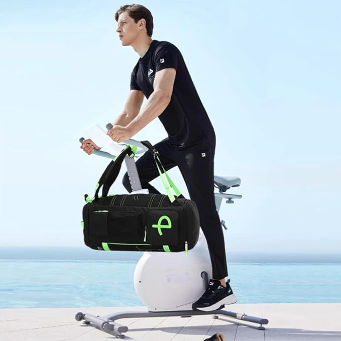 BE SMART 40L Extra Large Gym Backpack for Men, Big Gym Bag with Shoes Compartment, Waterproof Heavy Duty Duffel Bags, Men's Workout Backpacks for Outdoor Sport,Hiking,Camping,Travel