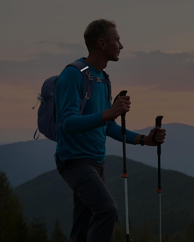 20L Small Waterproof Hiking Backpack Men Women, Lightweight Small Travel Backpack for Outdoor, Blue