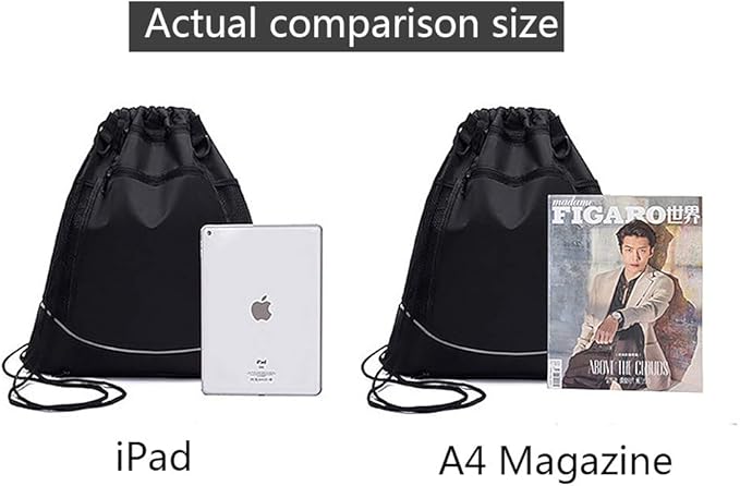 STAY GENT Drawstring Basketball Backpack for Boys, Foldable Soccer Backpack Gym Bag Sackpack Sports Sack with Detachable Ball Mesh Bag for Volleyball Baseball Yoga