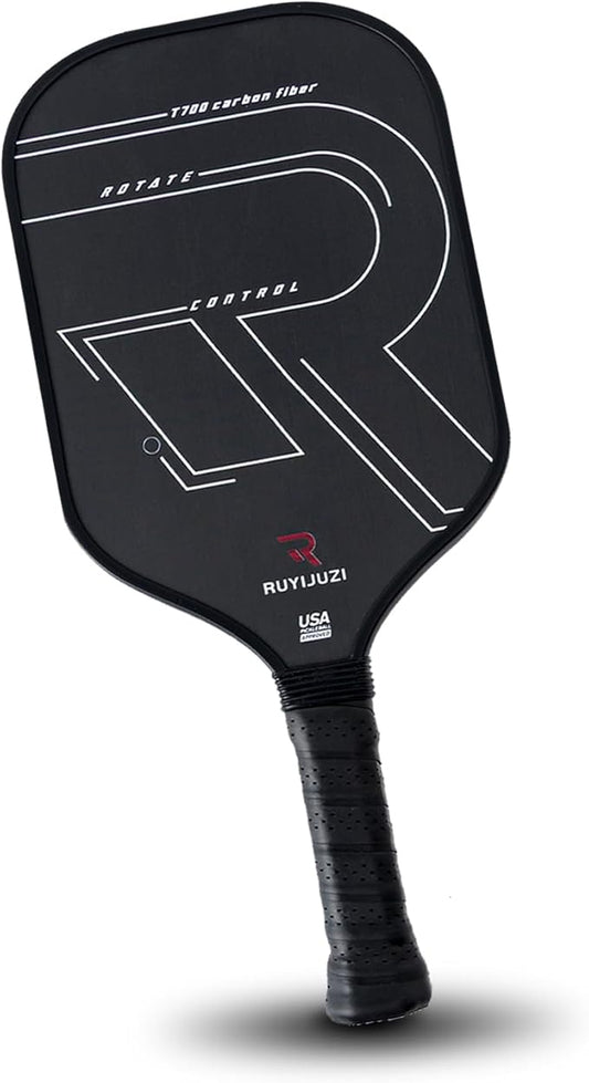 Pickleball Paddle,T700 Professional Carbon Fiber Fine Matte Finish,16mm Core Thickness,Delivers High Spin and Powerful Hits,All-Rounder Pickleball Paddle