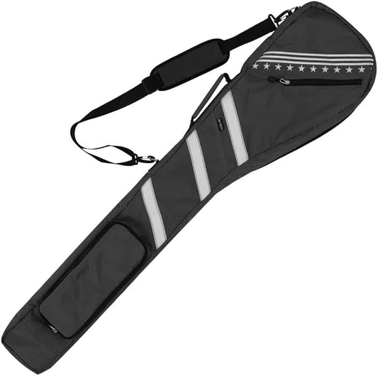 Big Teeth Golf Sunday Bag, Small Golf Bag Lightweight, Par 3 Golf Bag for A Few Clubs Driving Range, Practice with Carry Shoulder Strap Foldable Multi-Colour