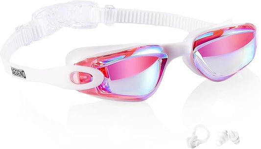 Aegend Swim Goggles - Kids Swimming Goggles for 3-14 Boys Girls Youth No Leaking Clear Vision