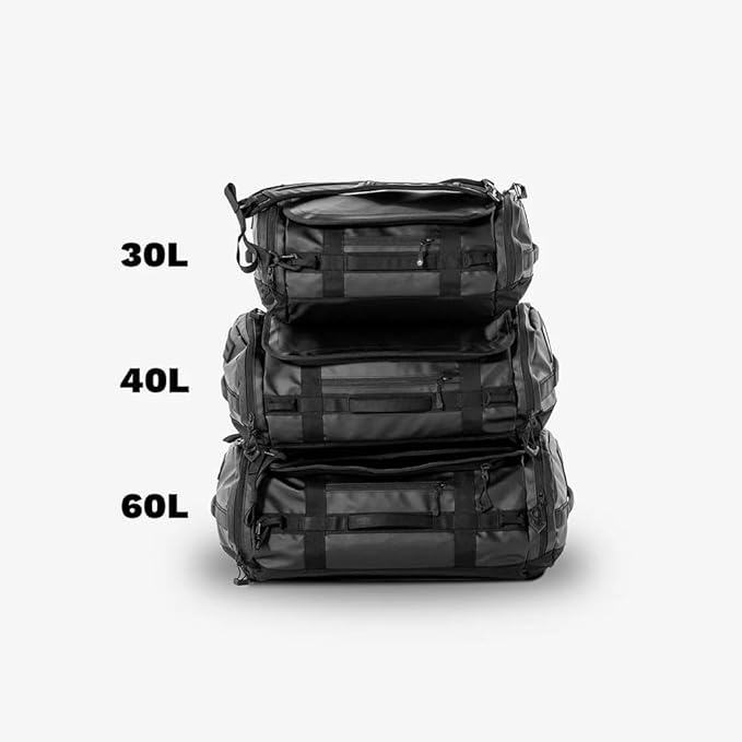WANDRD CARRYALL 40L Black - Perfect Travel Essentials duffel Bag: Versatile for Traveling, Ideal Vacation & Everyday Travel Bag