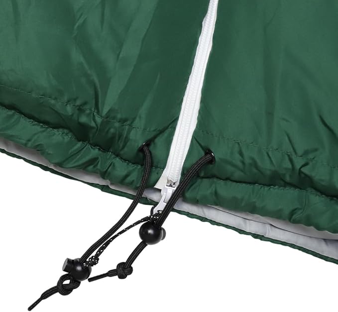 Thermotuff Wearable Sleeping Bag with Dual Hoodie, Long Sleeves, Pockets & Adjustable Drawstring - Ideal for Camping, Cold Weather Hiking, and Stadium Sak Blanket