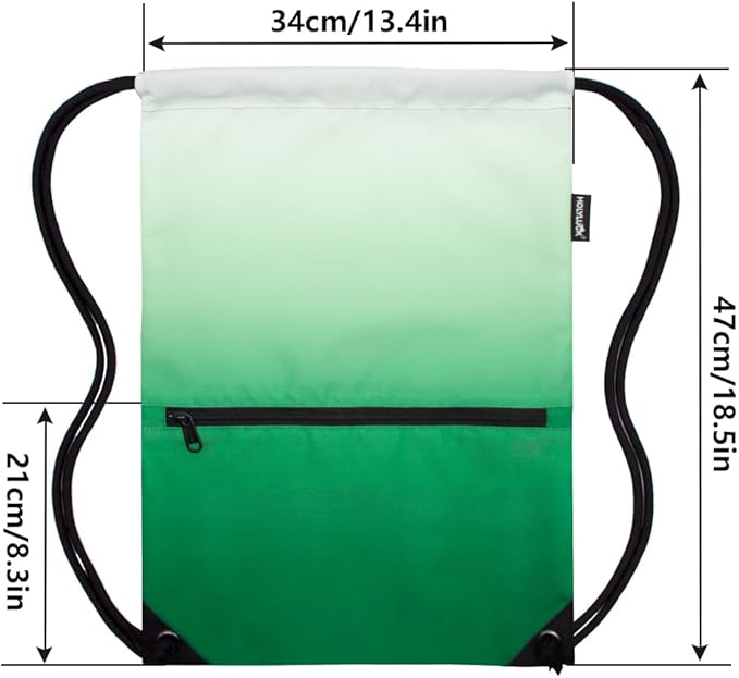 HOLYLUCK Drawstring Backpack Bag Sport Gym Sackpack