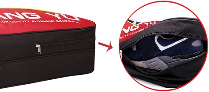 Badminton Racket Bag Tennis Racket Single Shoulder Badminton Bags 4 to 6 Racquet Backpack Big Capacity Waterproof Tennis Bag for Men Women Youth and Adult