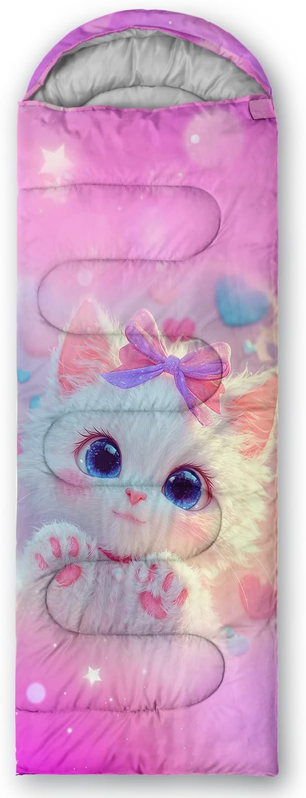 QOOMO Camping Sleeping Bags,3 Season Warm & Cool Weather,Lightweight,Waterproof Sleeping Bags for Adults & Kids,Traveling,and Outdoors,Camping Gear Equipment