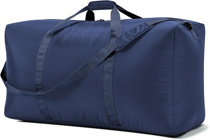 105L Extra Large Duffel Bag 32.5 inch Travel Duffel Bag lightweight Luggage Bag-Navy