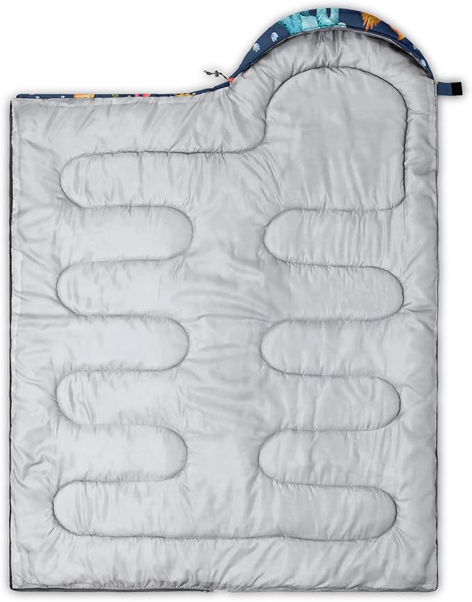 QOOMO Camping Sleeping Bags,3 Season Warm & Cool Weather,Lightweight,Waterproof Sleeping Bags for Adults & Kids,Traveling,and Outdoors,Camping Gear Equipment