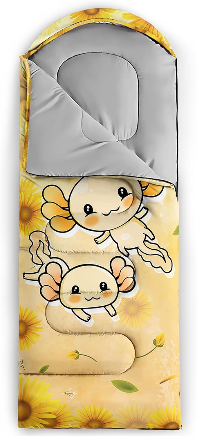 QOOMO Camping Sleeping Bags,3 Season Warm & Cool Weather,Lightweight,Waterproof Sleeping Bags for Adults & Kids,Traveling,and Outdoors,Camping Gear Equipment