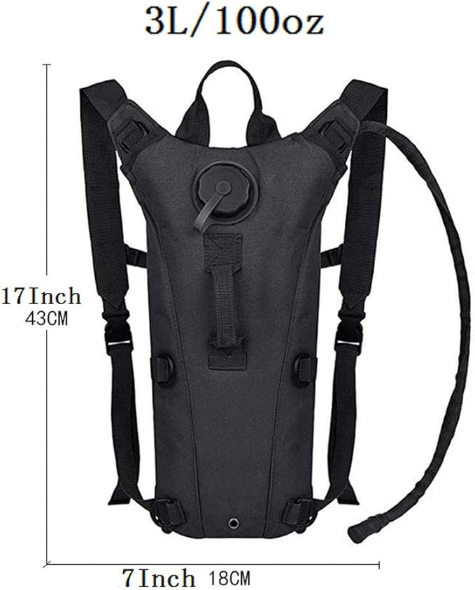 ATBP Running Hydration Vest Pack Tactical 3L Water Bladder Backpack Bag for Cycling Marathon Hiking Daypack Men & Women