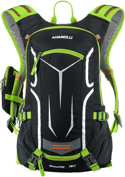 ANMEILU Outdoor Cycling Backpack, 18L, Black