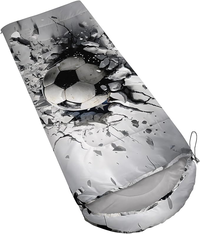 QOOMO Camping Sleeping Bags,3 Season Warm & Cool Weather,Lightweight,Waterproof Sleeping Bags for Adults & Kids,Traveling,and Outdoors,Camping Gear Equipment