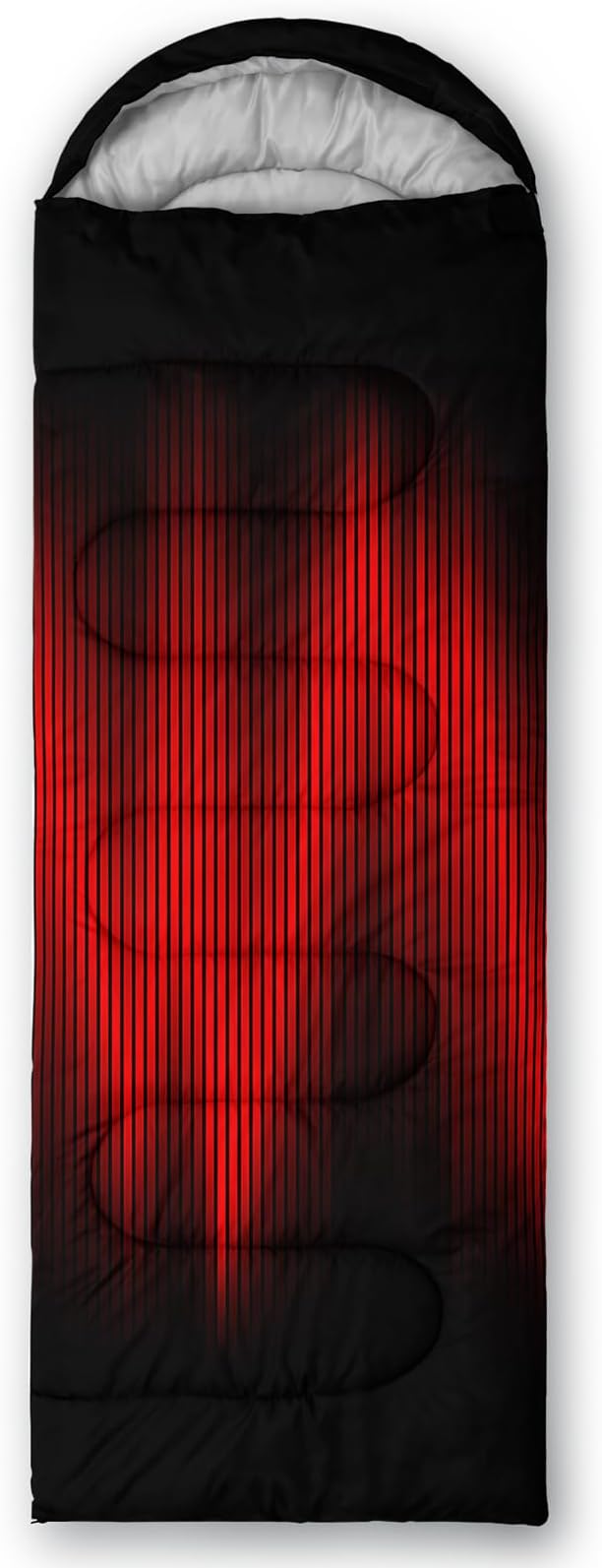 QOOMO Camping Sleeping Bags,3 Season Warm & Cool Weather,Lightweight,Waterproof Sleeping Bags for Adults & Kids,Traveling,and Outdoors,Camping Gear Equipment