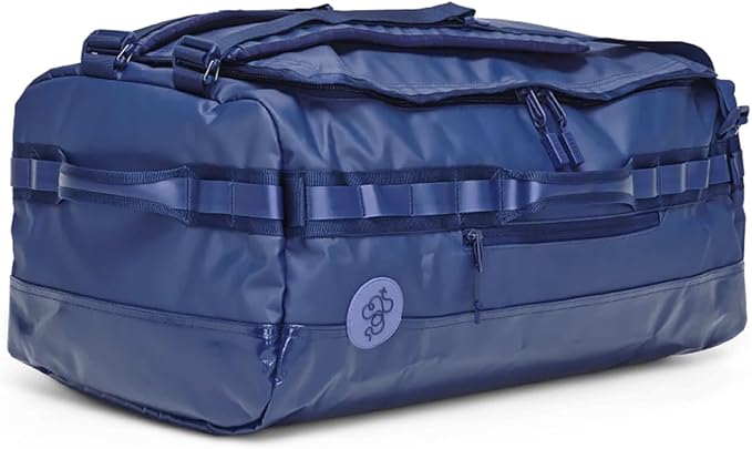 Baboon to the Moon Go-Bag Big Duffle Bag - Detachable Straps, Stylish, Compact, Large Travel Bag Lightweight, Durable, Water-Resistant for Men and Women (Navy)