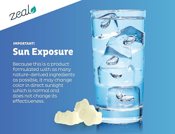 Zeal Electrolyte Powder - 30 Servings | Keto Electrolytes Powder | Zero Sugar, BCAAs, B-Vitamins | Potassium, Zinc, Magnesium | Hydration Powder Recovery Drink | White Gummy Bear