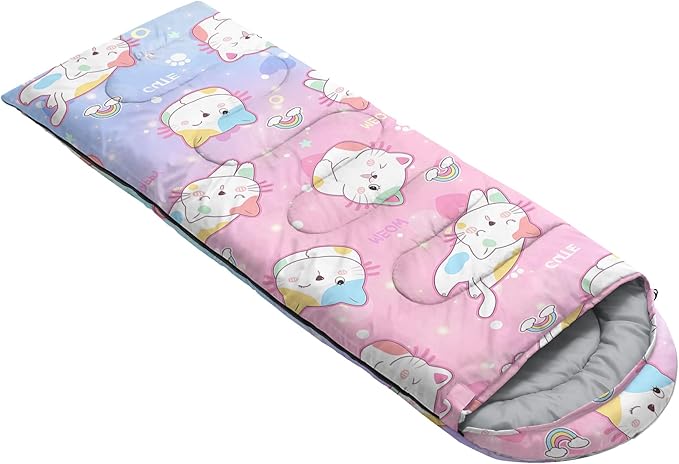 QOOMO Camping Sleeping Bags,3 Season Warm & Cool Weather,Lightweight,Waterproof Sleeping Bags for Adults & Kids,Traveling,and Outdoors,Camping Gear Equipment