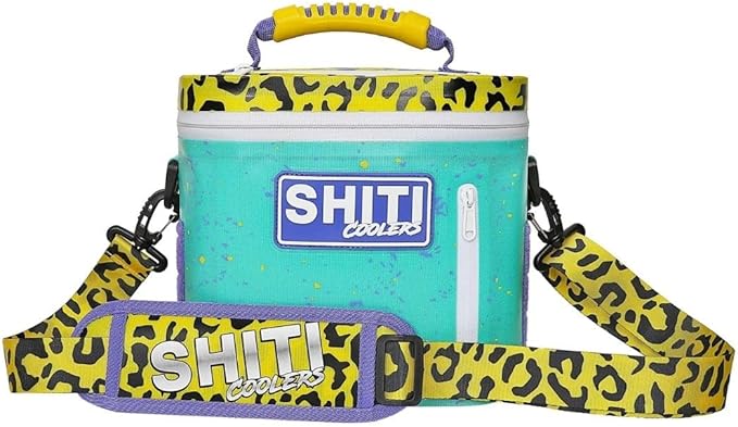SHITI Coolers Cooler for Camping, Travel, Beach, Soft Lunch Box for Food, Drinks & Ice, Portable, Waterproof 24 Hr Insulated Bag with Shoulder Straps, Customizable