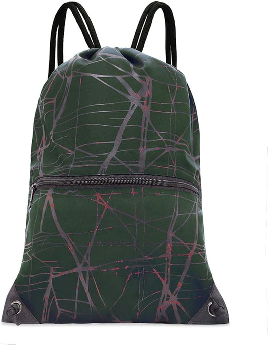 HOLYLUCK Drawstring Backpack Bag Sport Gym Sackpack