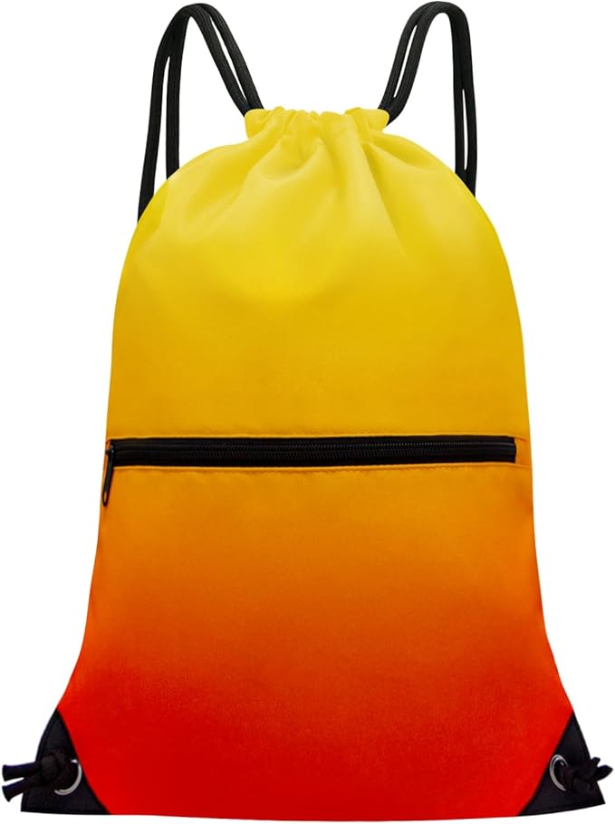 HOLYLUCK Drawstring Backpack Bag Sport Gym Sackpack