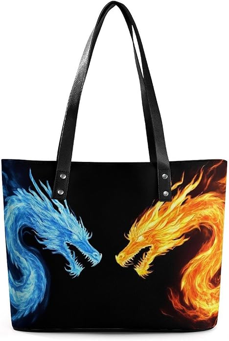 Big Shoulder Commuter Bag Work Tote Bag Handbag With Zipper For Women And Men