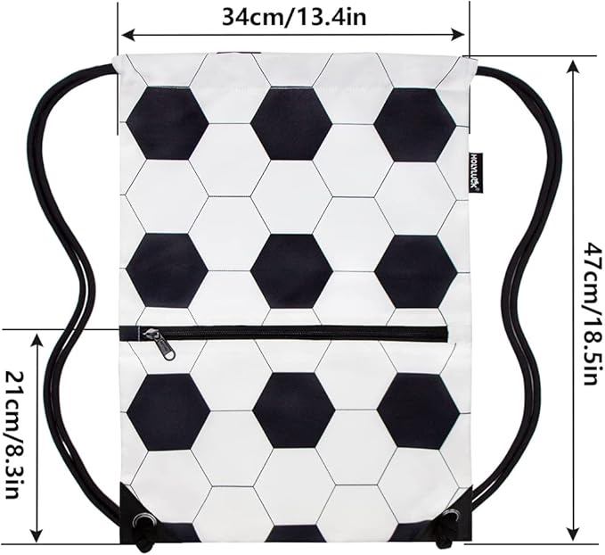 HOLYLUCK Drawstring Backpack Bag Sport Gym Sackpack