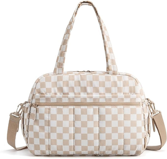 BAGSMART Gym Bag for Women, Duffle Bag for Travel with Wet Pocket, Lightweight Carry on Weekender Duffel, Water Resistant