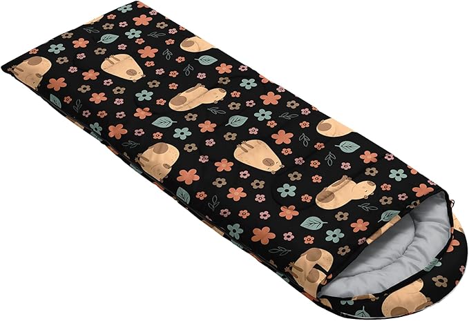 QOOMO Camping Sleeping Bags,3 Season Warm & Cool Weather,Lightweight,Waterproof Sleeping Bags for Adults & Kids,Traveling,and Outdoors,Camping Gear Equipment