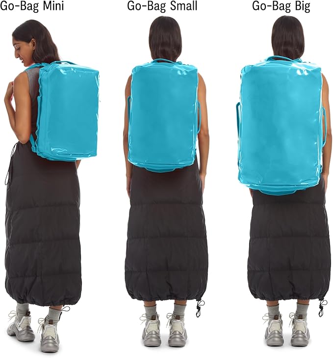 Baboon to the Moon Go-Bag Mini 32L – Detachable Straps, Small Duffle Bag for Travel, Gym Bag for Women, Mens Travel Bag, Duffel Bags for Traveling, Travel Duffel Bags for Women (Bluebell)