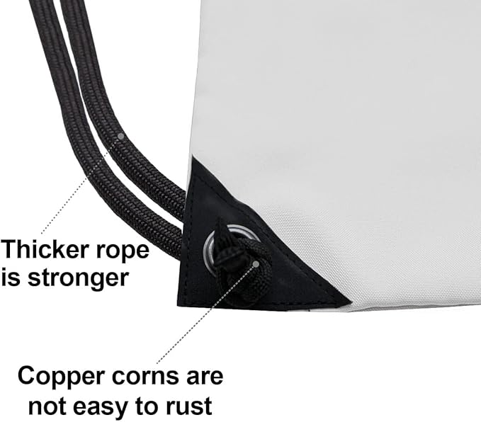 HOLYLUCK Drawstring Backpack Bag Sport Gym Sackpack